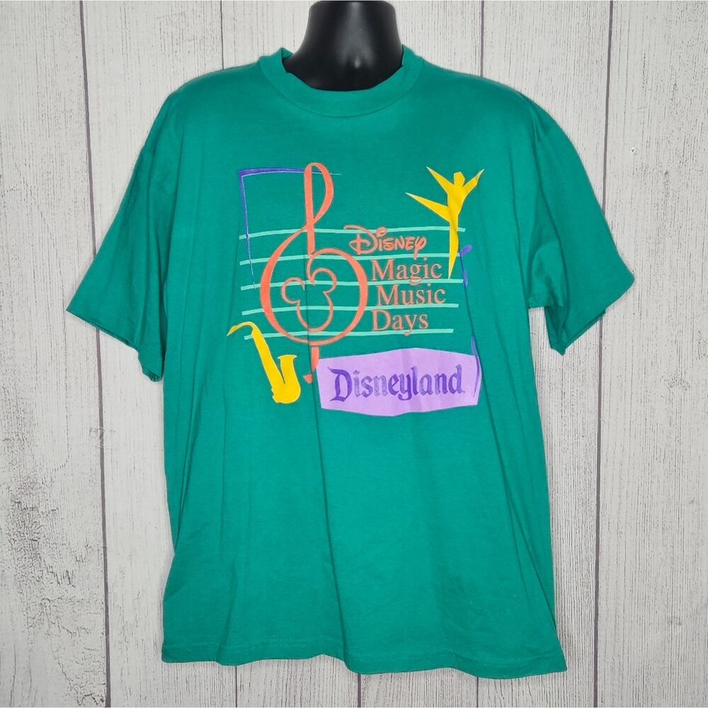 VTG 90s Single Stitch Disney Magic Music Days Disneyland Tee, OSFA (23x29.5)